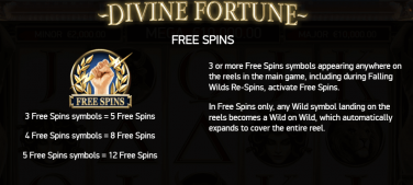 Divine Fortune Free Spins