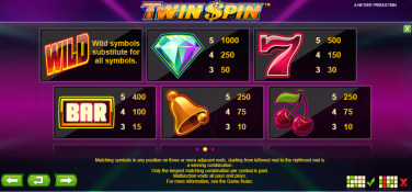 Twin Spin Symbols