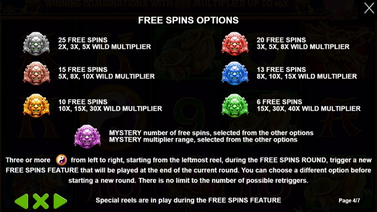 5 Lions Free Spins