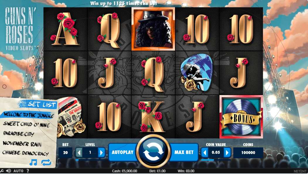Guns N' Roses Theme Preview