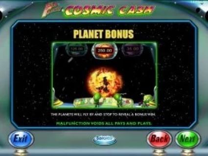 Money Mad Martians! Cosmic Cash Plante Bonus