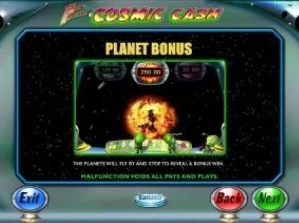 Money Mad Martians! Cosmic Cash Plante Bonus