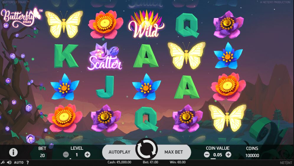 Butterfly Staxx Theme Preview