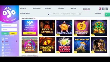 PlayOjo Casino screenshot (2)