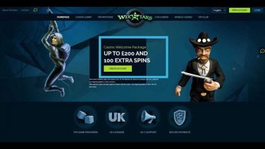 WixStars Casino screenshot (1)