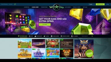 WixStars Casino screenshot (2)