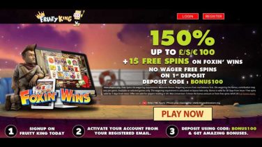 Fruity King Casino screenshot (1)