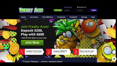 freakyaces casino screenshot (1)