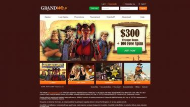 grandwild casino screenshot (1)