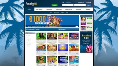 paradisewin casino screenshot (2)