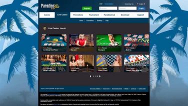 paradisewin casino screenshot (3)