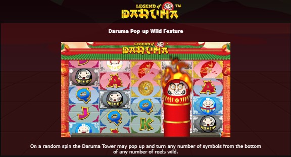 Legend of Daruma Pop-Up Wild Feature