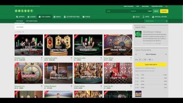 Unibet Casino screenshot (3)