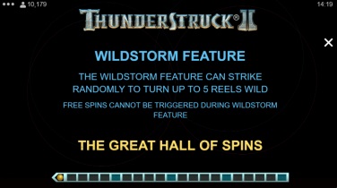 Thunderstruck II Wildstorm Feature