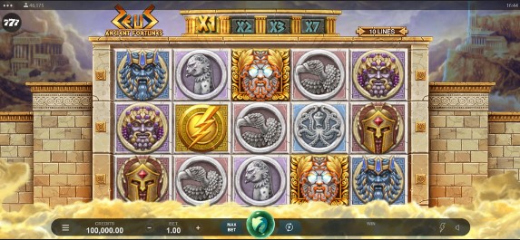 Ancient Fortunes Zeus Theme