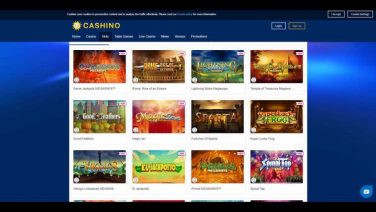 cashino casino screenshot (2)