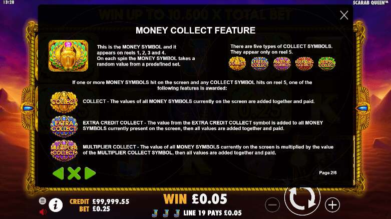 John Hunter and the Tomb of the Scarab Queen Money Collect Feature