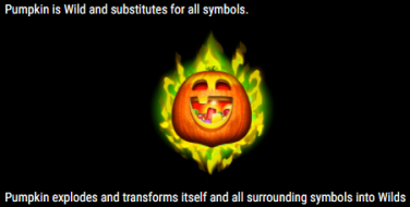 Xploding Pumpkin wild symbol