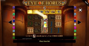 Eye of Horus free games