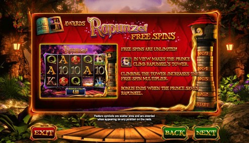 Wish Upon A Jackpot Rapunzel - free spins