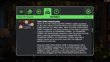 Book of Charms (StakeLogic) Free Spins Bonusgame