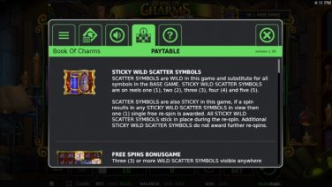 Book of Charms (StakeLogic) Sticky Wilds Scatter Symbols