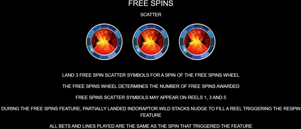 Jurassic World Raptor Riches Free Spins