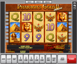 Pharaohs Gold Deluxe 2 Theme & Graphics