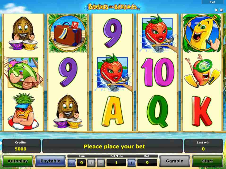 Bananas Go Bahamas Theme & Graphics