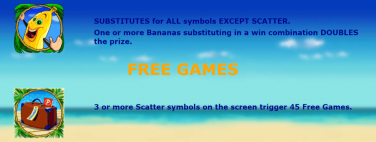 Bananas Go Bahamas Bonus Features