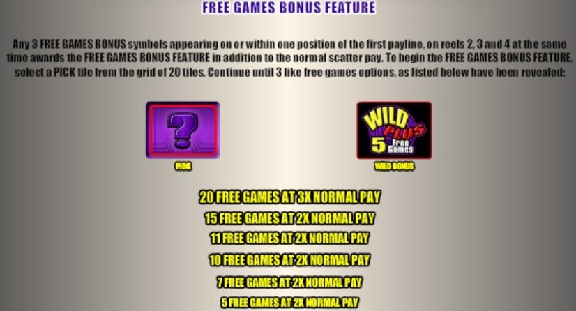 Quick Hit Platinum Free Bonus Game
