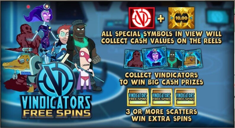 Rick and Morty Megaways Vindicators Free Spins