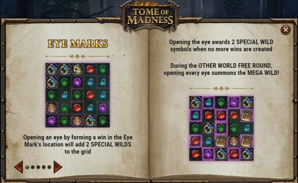 Tome of Madness the eye marks