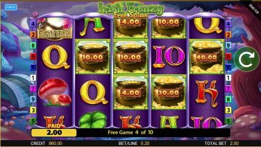 irish frenzy free spins graphics