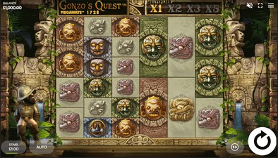 Gonzo's Quest Megaways Theme & Graphics