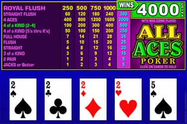 All Aces Poker Microgaming