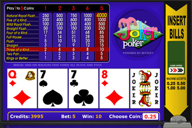 1 Hand Joker Poker Betsoft