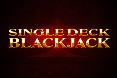 Single Deck Blackjack EspressoGames