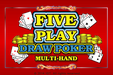 5 Play Draw Poker IGT