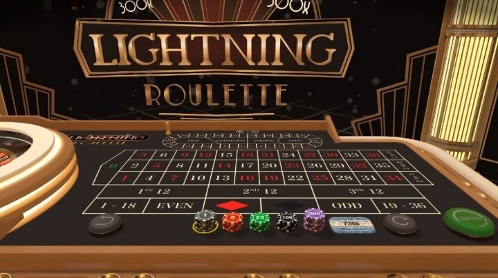 First Person Lightning Roulette Theme and Design