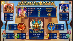 Flames of Egypt Symbols