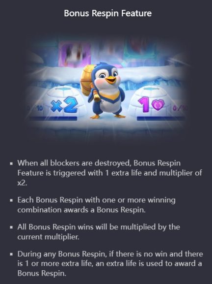 The Great Icescape Bonus Respins