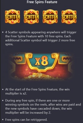 Treasures of Aztec Free Spins