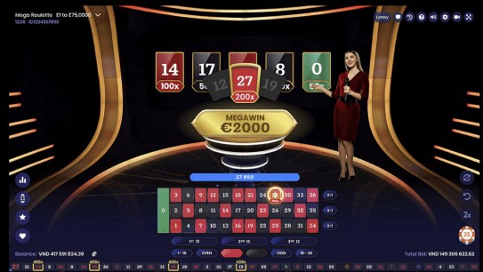 Mega Roulette themes