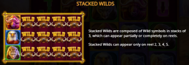 Buffalo Hold and Win stacked wilds