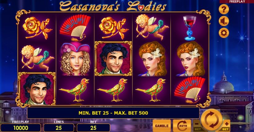 Casanovas Ladies theme and design