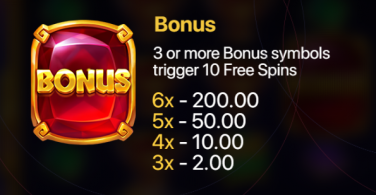 Hand of Gold bonus symbol