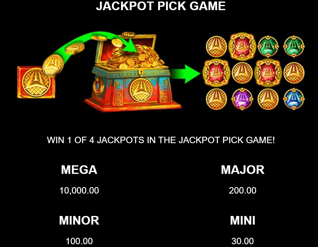 Ancient Fortunes Jackpot Pick Game