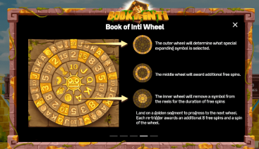Book of Inti Wheel feature
