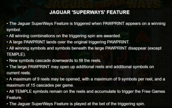 Jaguar Superways Feature